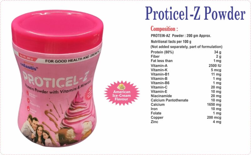 Proticel-Z Powder (American Ice Cream)