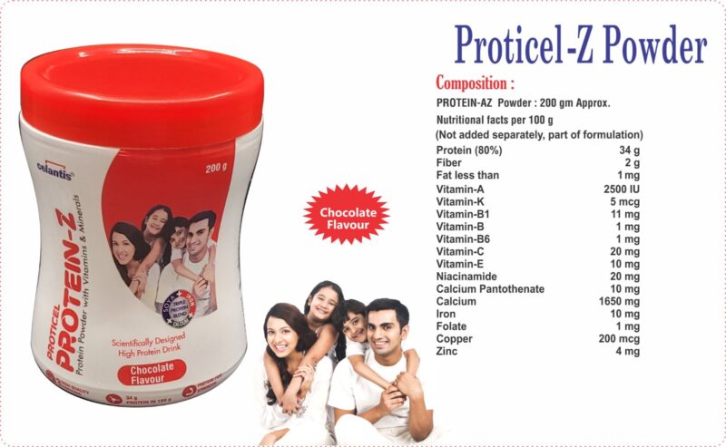 Proticel-Z Powder (Chocolate Flavour)