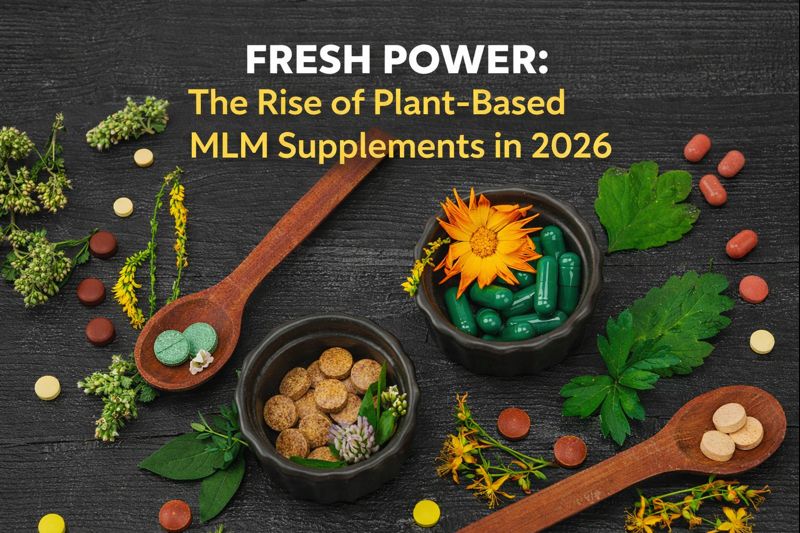 Explore Fresh Power, the rise of plant-based MLM supplements in 2026, driven by clean nutrition, sustainability, and wellness-focused direct selling.